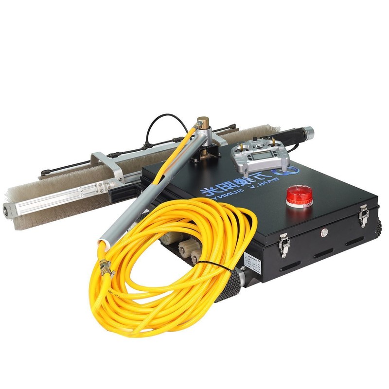Remote Clean System Smart Remote Control Cleaning Robot for Cleaning Solar Panels and Roofs ...